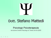 Dott. Stefano Mattedi