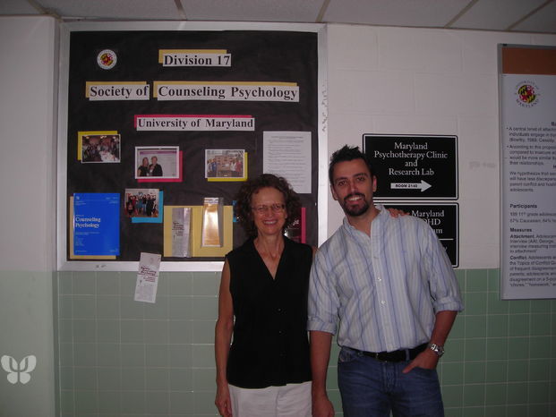 Nel Maryland con la collega Clara Hill nel 2010.JPG