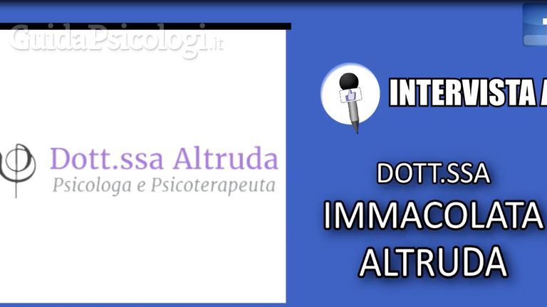 Intervista alla Dott Ssa Altruda Immacolata