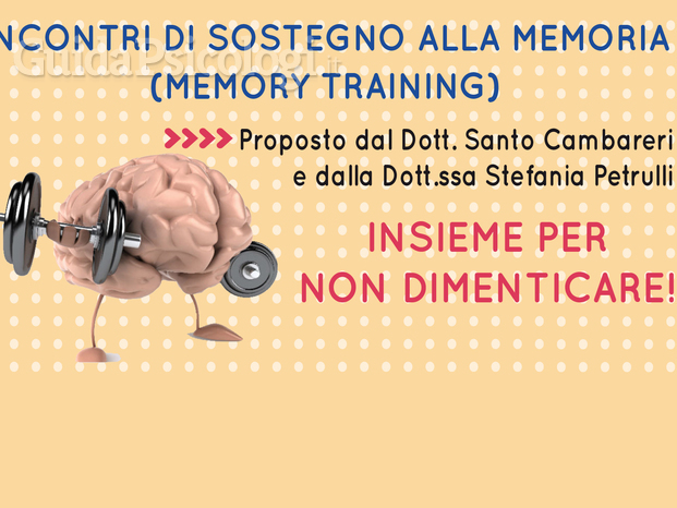 Percorso di Memory Training per allenare le capacità mnemoniche.