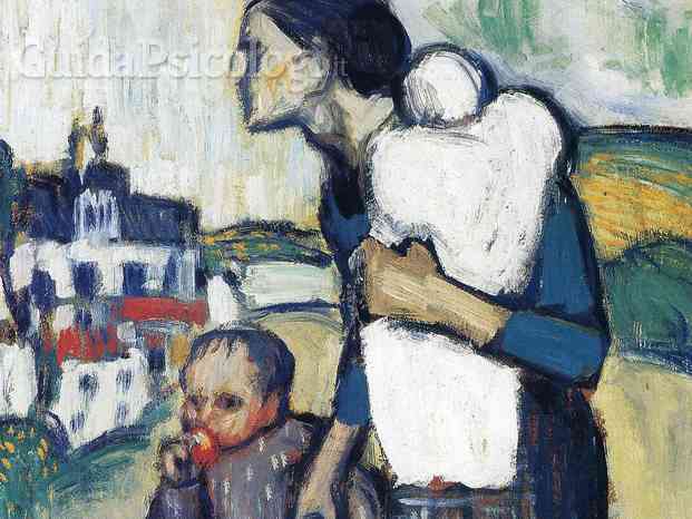 Madre con due bambini, P. Picasso