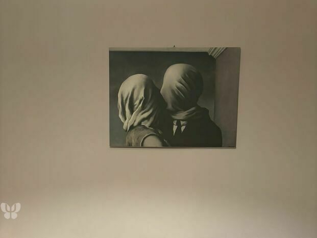 Les amants di Magritte (stampa)