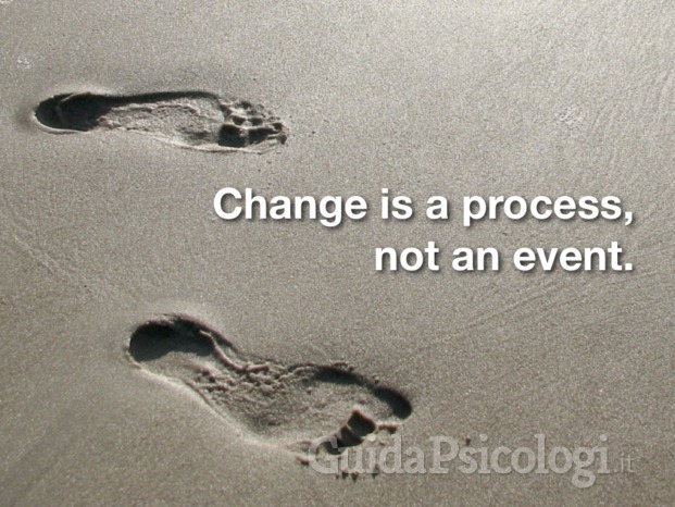 CHANGE IS A PROCESS NOT AN EVENT