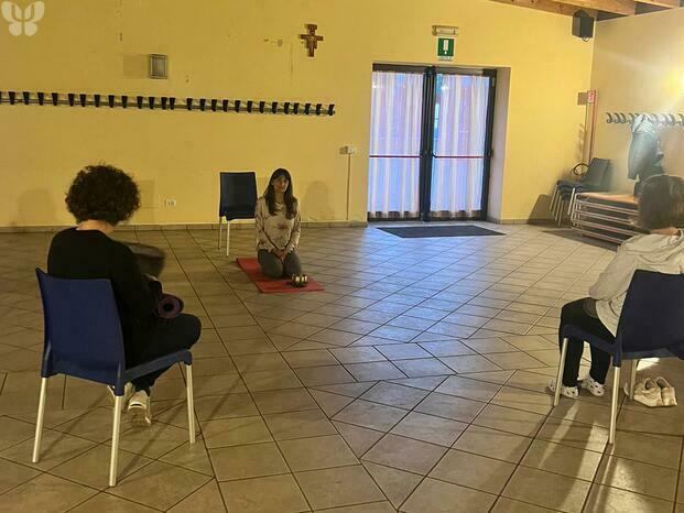 Momento del corso di Mindfulness della psicologa Cinzia Iurato