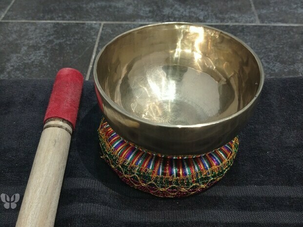 La campana tibetana che uso durante la pratica della mindfulness