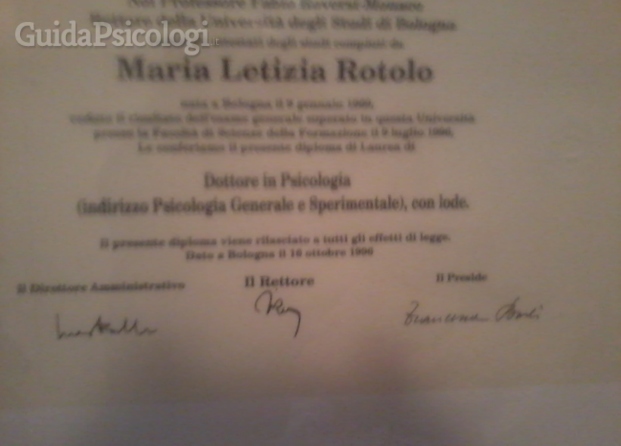 Dott.ssa Maria Letizia Ro